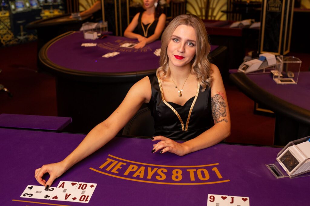 Haha777 live dealer baccarat table stream and studio layout
